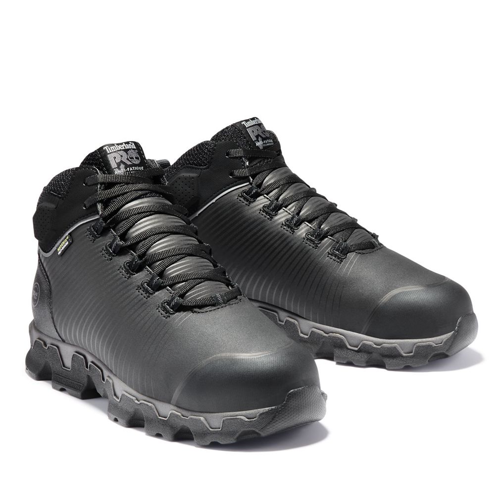 Timberland Mens Work Boots PRO® Powertrain Sport Alloy Toe Met Guard EH - Black - India PN6150947